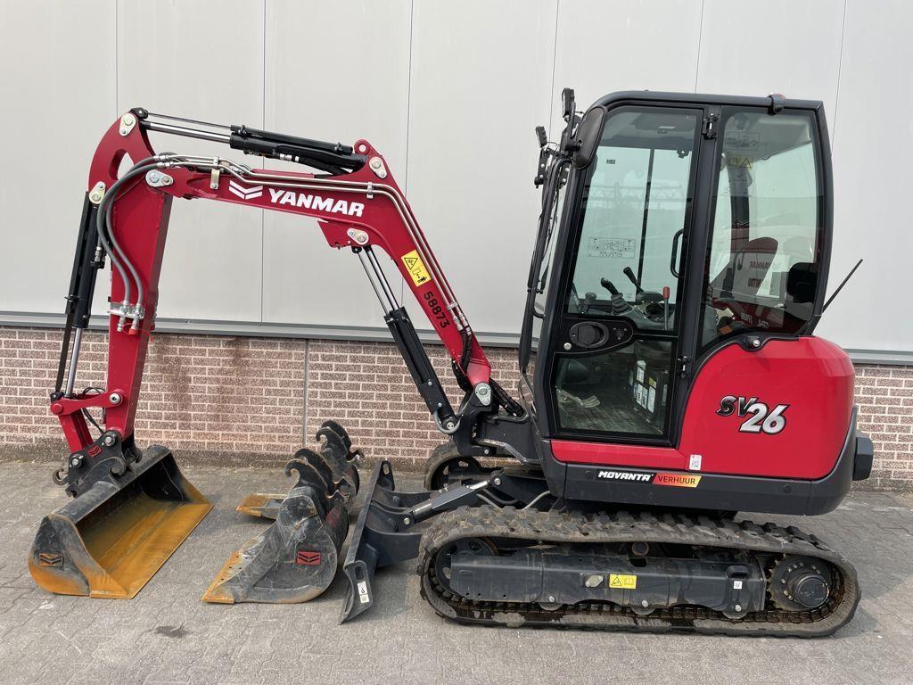 Yanmar SV26 Minigraafmachines < 7t
