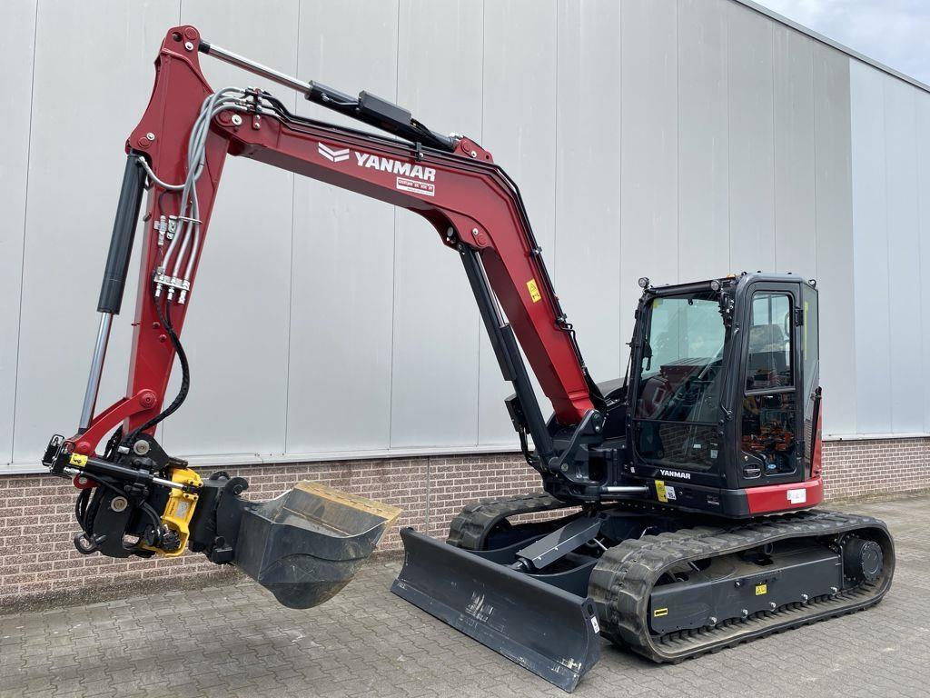 Yanmar SV100-7 incl. vaste Engcon (serv. 58382) Midigraafmachines 7t - 12t