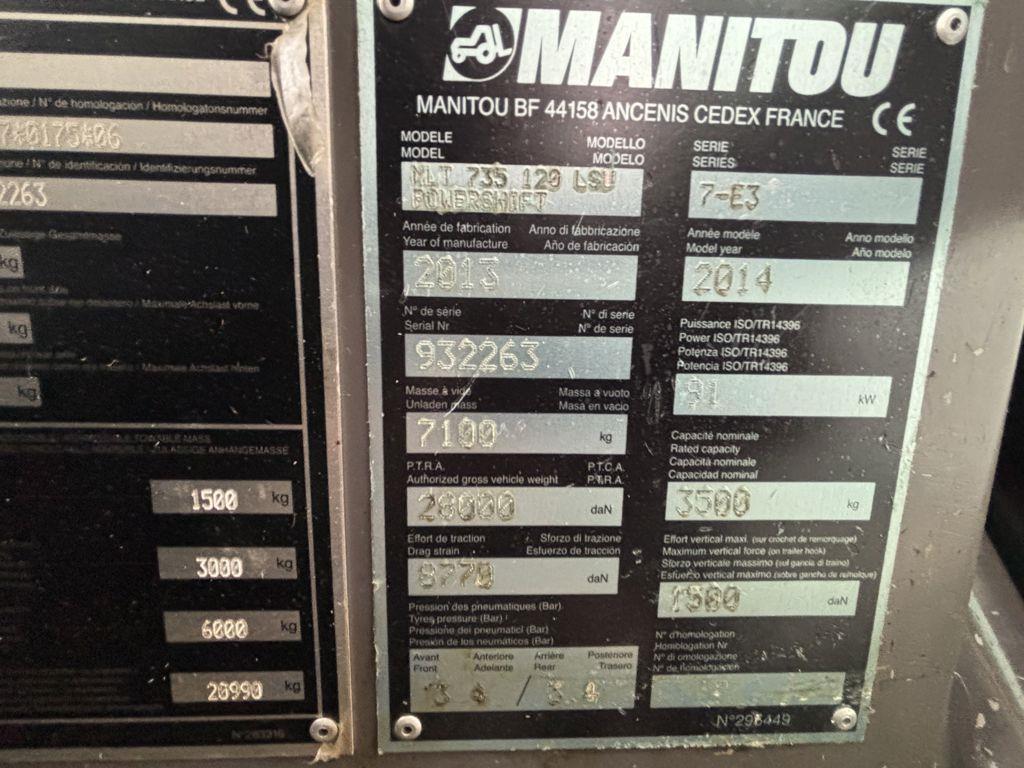 Manitou MAN MLT735 Verreikers