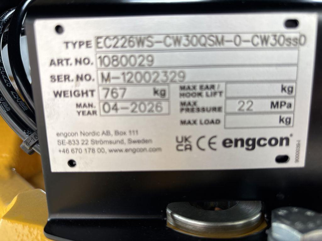 Engcon EC226WS - CW30 Rotators